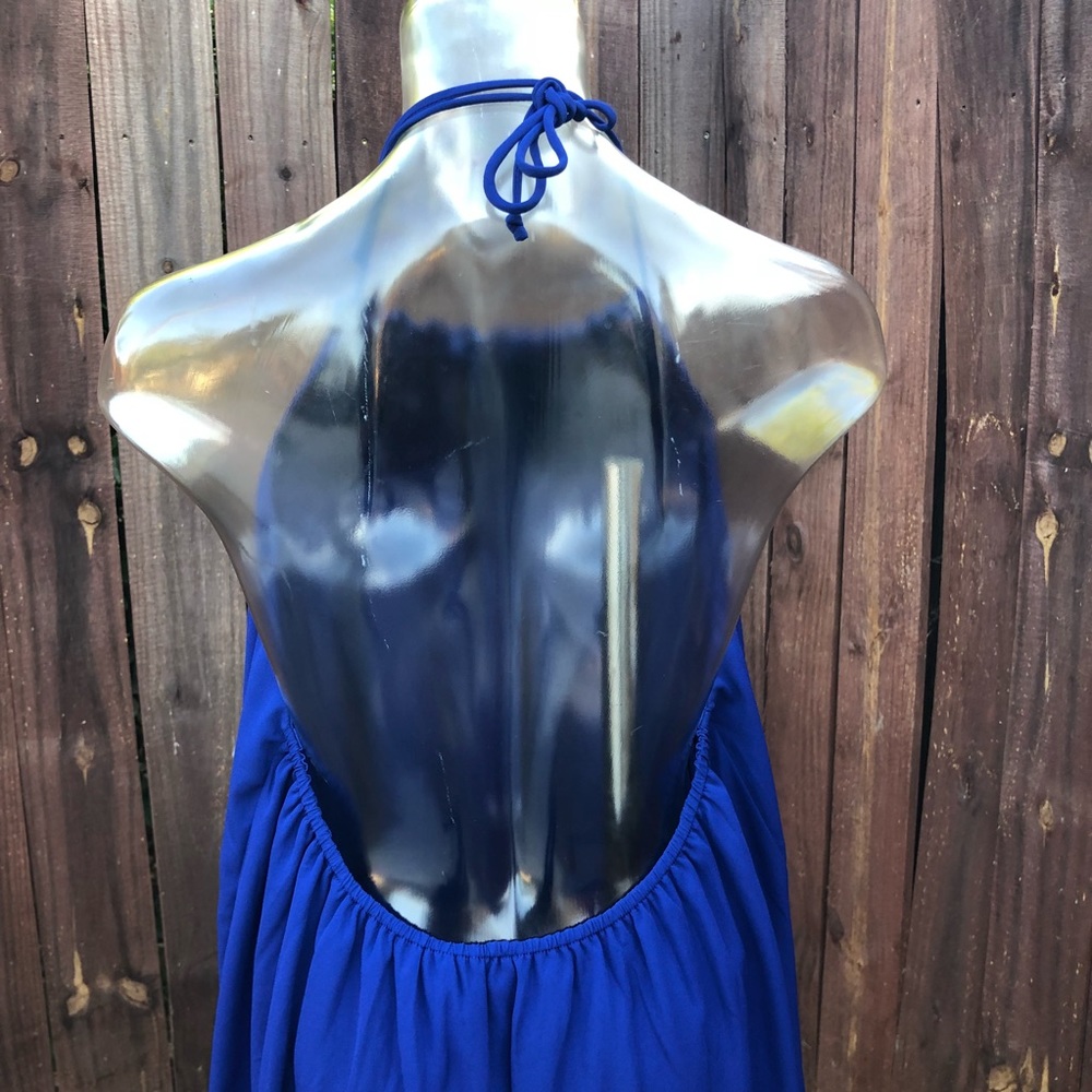 GUESS Tunic Dress Halter Open Back - Picture 3 of 7